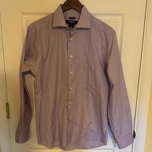 Pronto Uomo Lavender Striped Dress Shirt